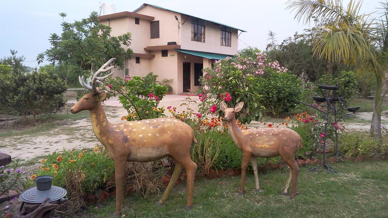 V Resorts Dudhwa Wilderness Camp Lakhimpur Exteriör bild